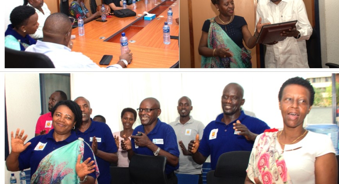 Magueye Dia, Chef de Projet du PFCIGL Burundi  va pour d’autres horizons professionnels : un départ  douloureux pour le personnel